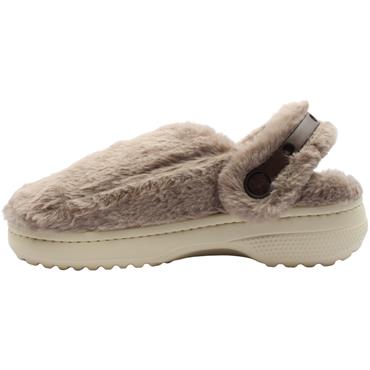 CROCS 211116 195 LINED MULE - MUSHROOM